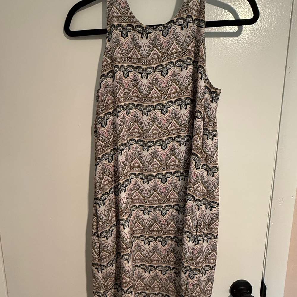 Pink Republic Geometric Print Mini Dress